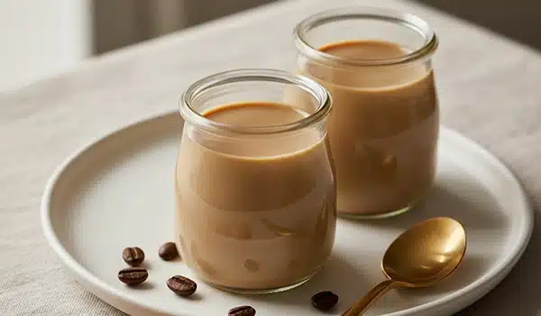 Crème dessert au café rapide (avec café soluble)