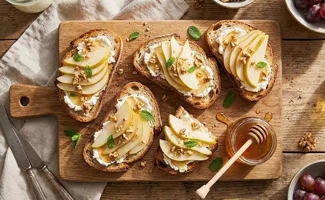 Toasts au fromage de chèvre