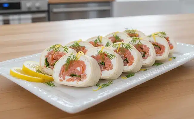 Wraps saumon fumé et cream cheese