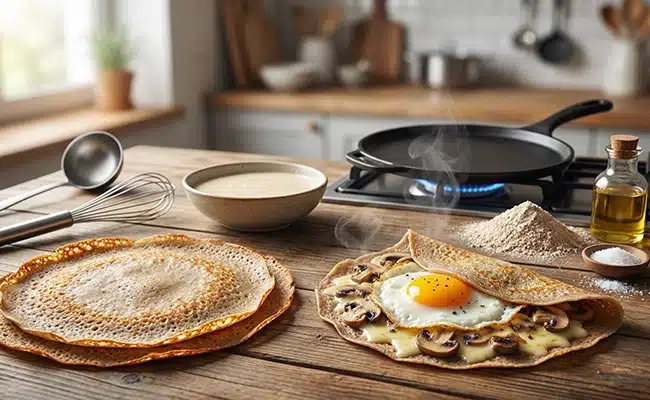 recette des crêpes sarrasin sans gluten
