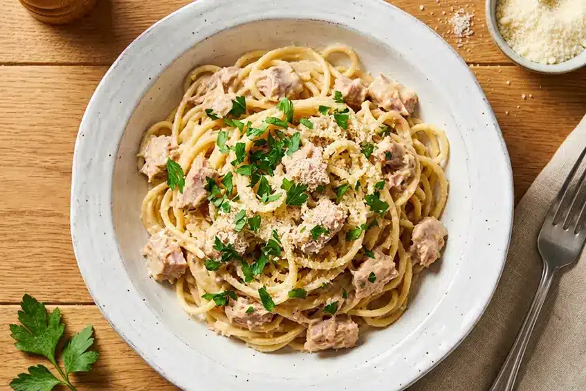 Recette pâtes au thon et à la crème : le plat rapide et crémeux