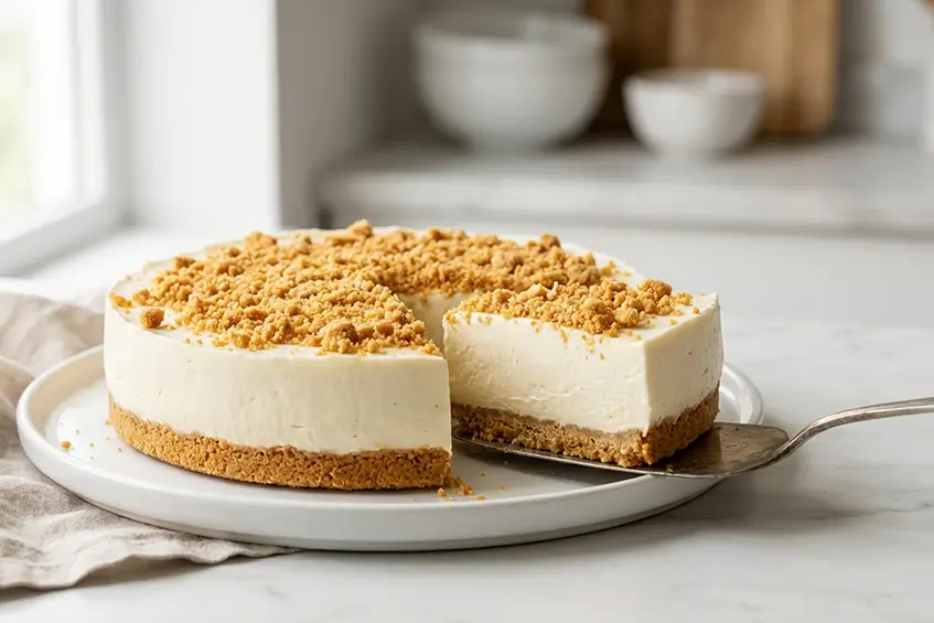 Cheesecake spéculoos maison sans cuisson