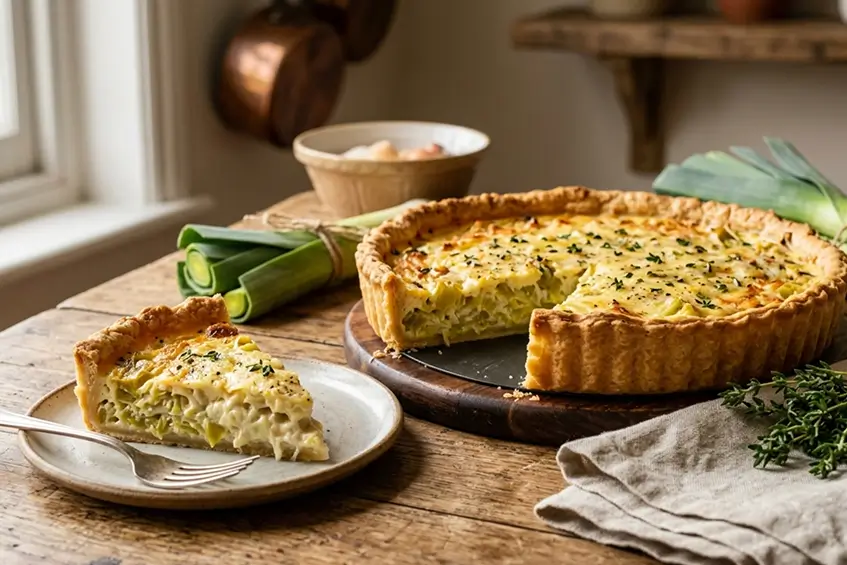 Tarte aux poireaux maison comment la réussir facilement sans stress