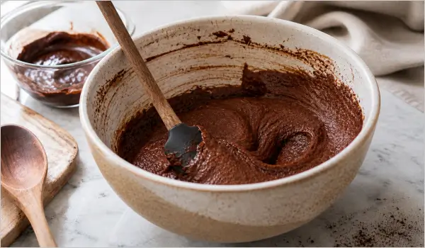 Préparation gâteau au chocolat léger et moelleux étape par étape